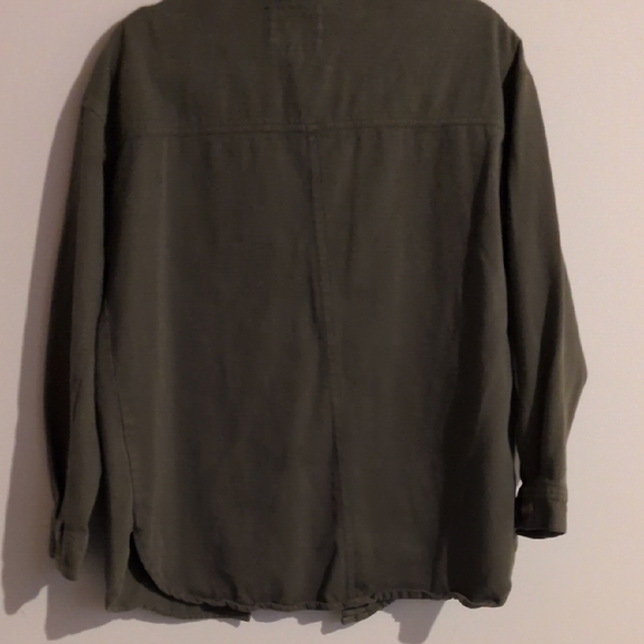 Thread & Supply Khaki Button-Up Shirt - Picture 4 of 5